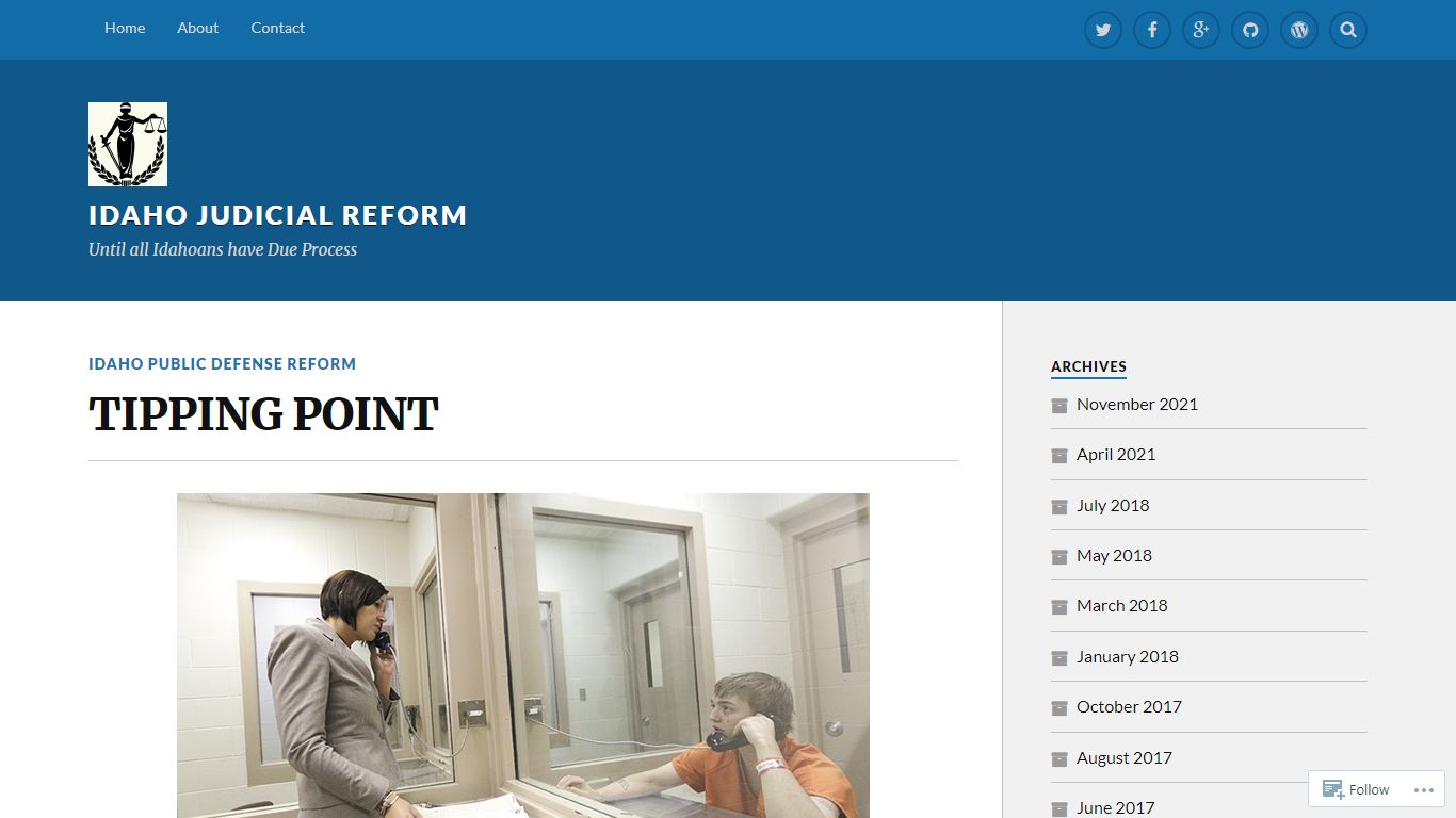TIPPING POINT – Idaho judicial reform